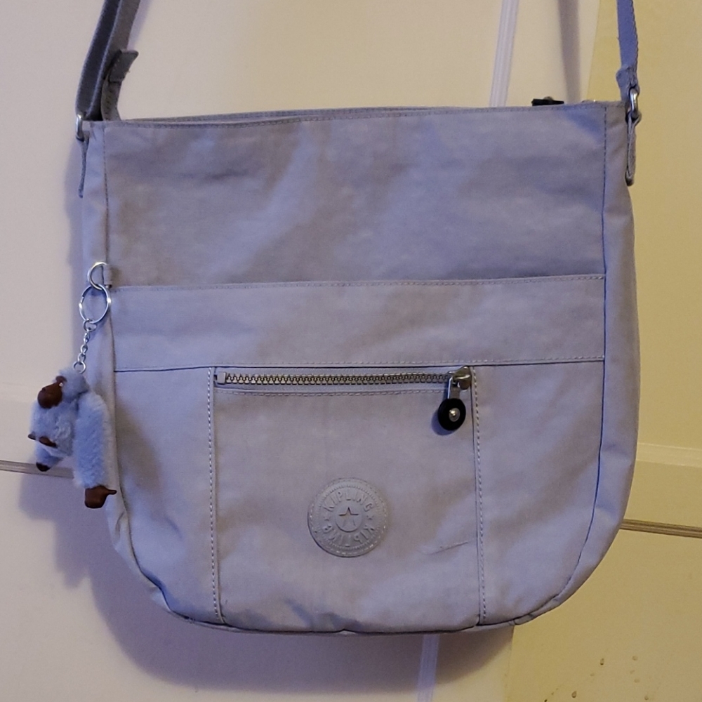 Periwinkle Bag with Love Monkey